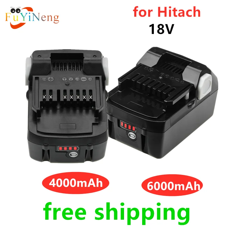 Сменная аккумуляторная батарея для HITACHI литий-ионный аккумулятор BSL1830B 18 в 4 Ач 6