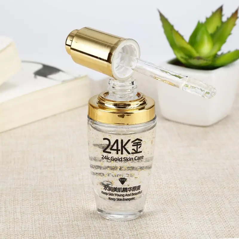24K Gold Hyaluronic Acid Face Whitening Moisturizer Essence Serum Anti Wrinkle Aging Firming Lift Collagen Skin Care TSLM1