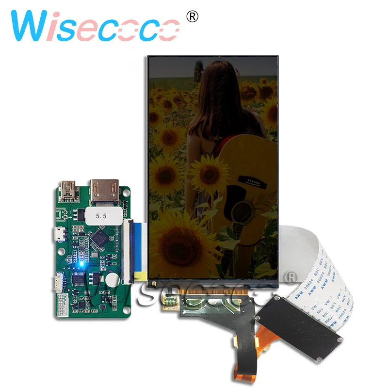5 дюймовый 2K ЖК монитор 1440*2560 2USB новая версия платы управления драйвером для