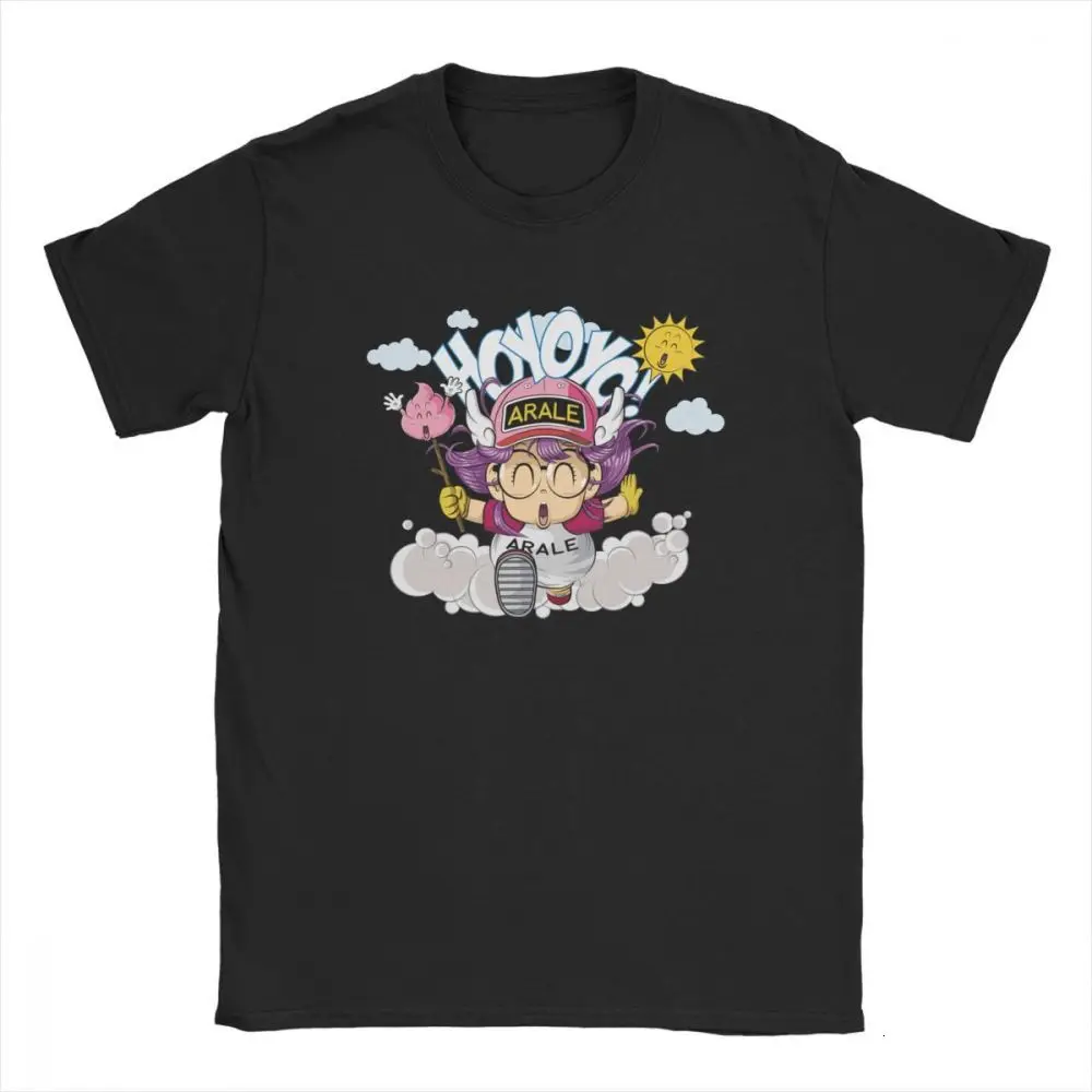 Tyburn Arale футболки для мужчин Dr Slump Toriyama Аниме Манга 90s милый робот 80s винтажные футболки из чистого хлопка с коротким рукавом идея подарка