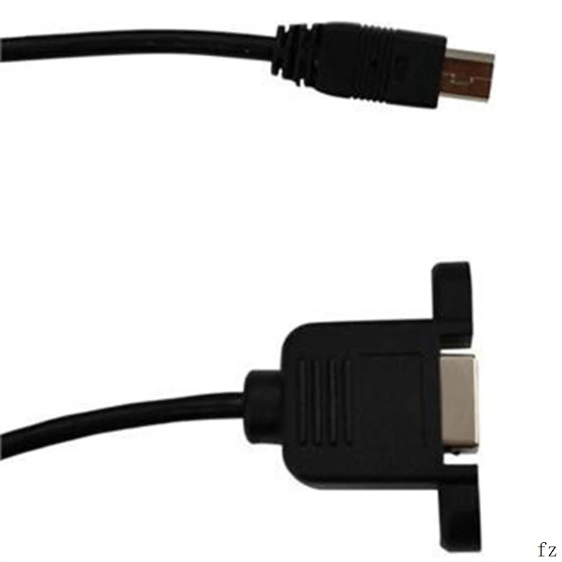 100 шт. 50 см USB 2,0 B женский принтер панель крепление к мини-usb 5pin мужской кабель