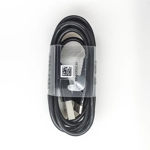 Samsung Fast Charge cable Original USB type-c Data Line quick charger for Galaxy S10 S9 S8 Note9 Note8 A80 A70 A60 A50 A40 A30 Black