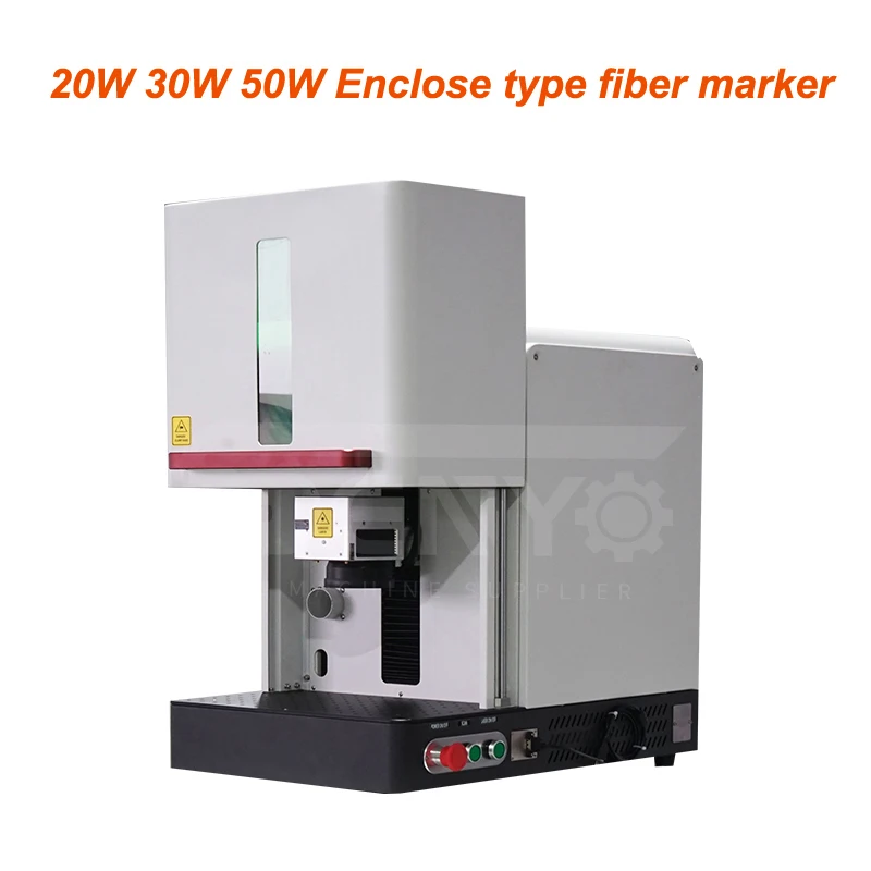 20W 30W 50W 100W Raycus IPG JPT Mopa Laser Source Fiber Enclosed Marking Machine | Инструменты