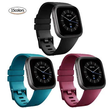 

2/3pcs Strap For Fitbit Versa 2 Band Soft Silicone Wrist band Waterproof Watchband For Fitbit Versa/ Versa lite / Versa 2 Correa