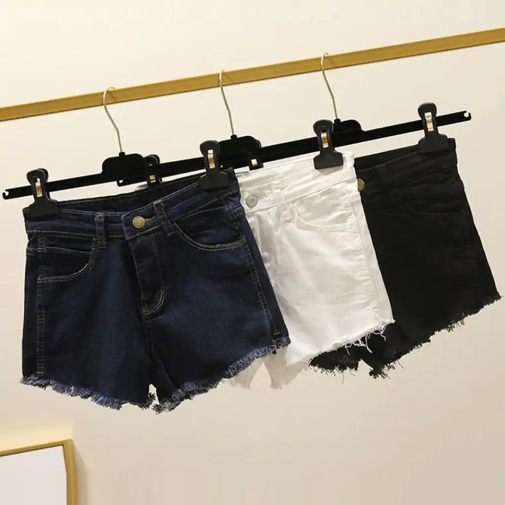 faded high waisted shorts