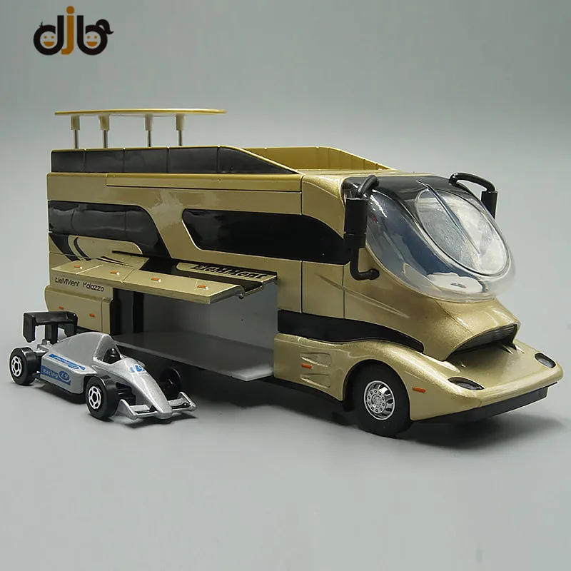 1:50 литая металлическая модель игрушки роскошный туристический RV для отдыха со