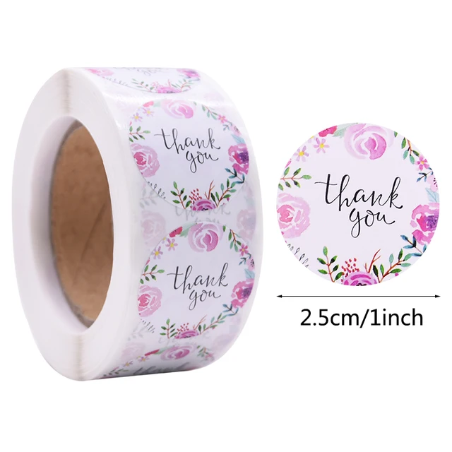 Gift Sealing Stickers 500pcs Thank You Love Design Diary Scrapbooking Stickers Festival Birthday Party Gift Decorations Labels C29