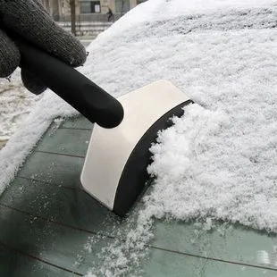 

Snow Ice Scraper Stainless Removal Clean Tool Ice Shovel Auto Car Vehicle Fashion and Useful Ice Remove Tool