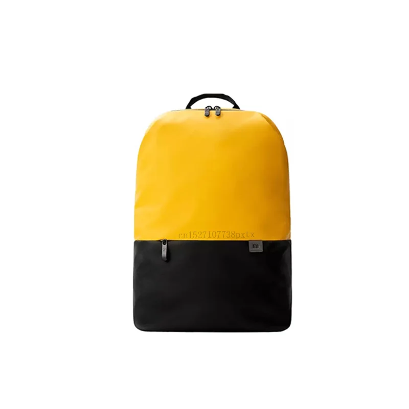 Xiaomi 20L для мужчин и женщин рюкзак водонепроницаемый полиэстер подростковый 15,6 дюймов ноутбук сумка легкий открытый Tra - Цвет: Yellow