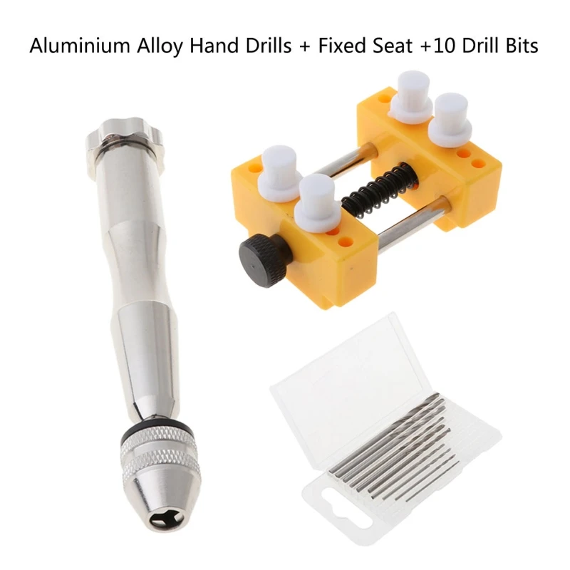 Набор инструментов для ручной дрели комплект из 12 предметов тиски смолы литые
