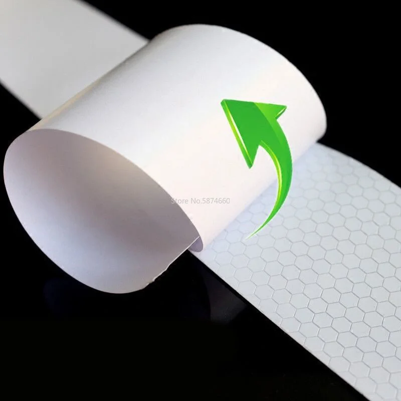 Светоотражающая самоклеющаяся лента для авто декоративный предупреждающий