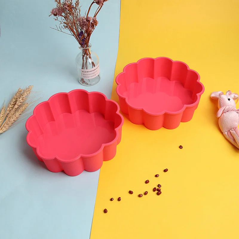 8 Inch Lace Baking Tray Silicone Round Cake Mold Bakery Silicone Molds Cake Mold Kitchen Tools Hot Selling Wholesale