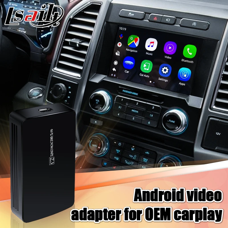 Android Youtube навигация AI box адаптер для автомобиля с OEM Carplay Ford SYNC3 Focus Fiesta Kuga F150 Lincoln от