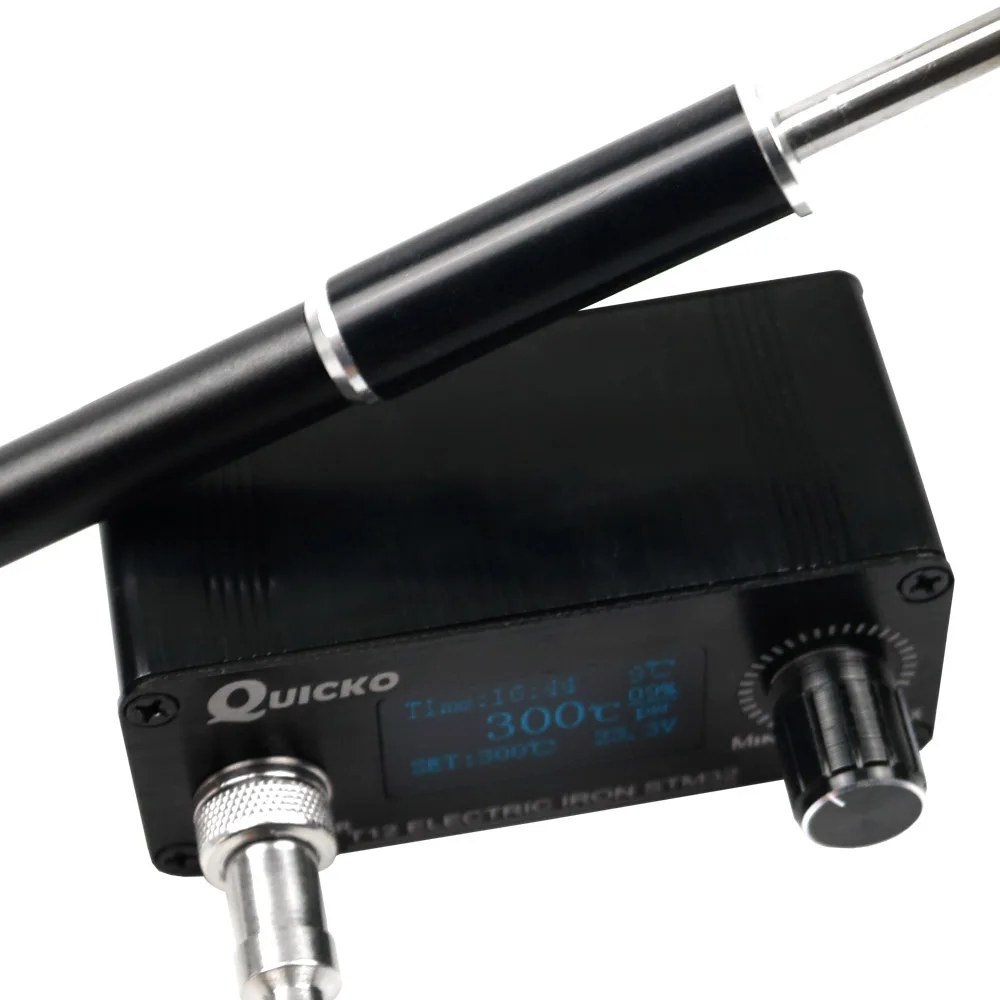 US $35.80 Oled Stm32 V31 Mini Soldering Station Electronic Iron Tips With 13 Temperature Digital Controller Solder Tool No Power Supply