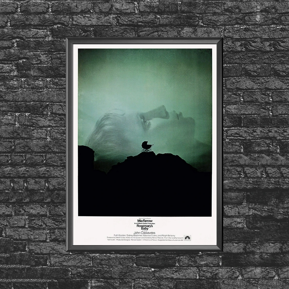 

Rosemary's Baby Movie Poster Canvas Art Print Wall Painting Home Decoration (No Frame)