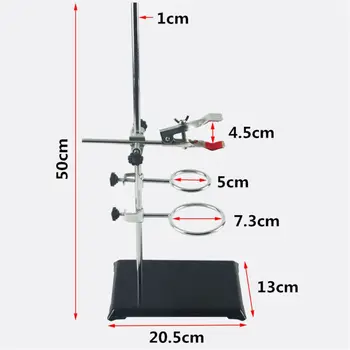 

1 SET Laboratory Stands Support and Laboratory Clamp Lab Clips Flask Clamp