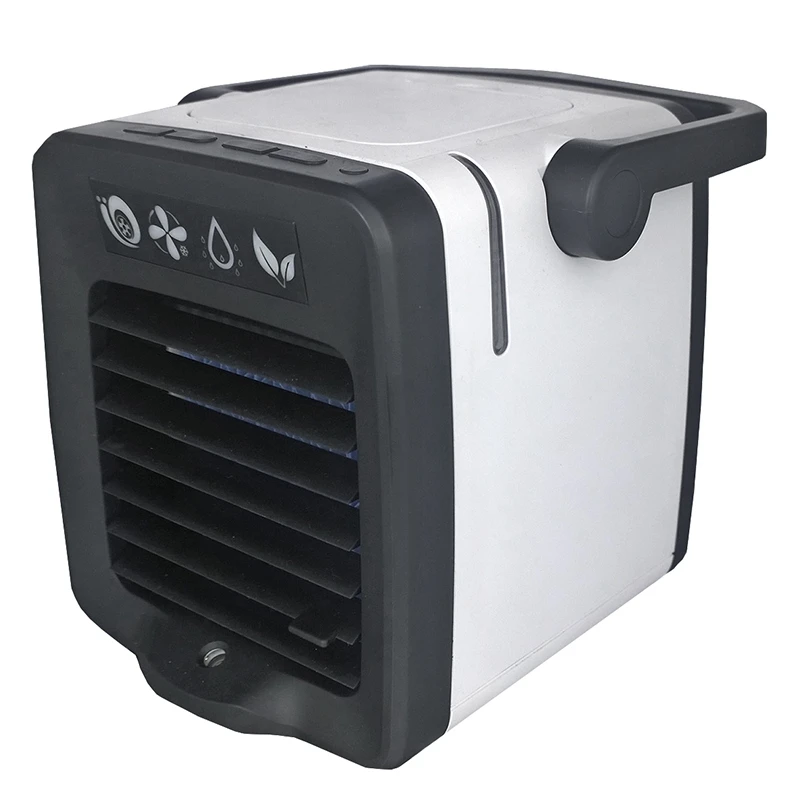 

EAS-Usb Mini Portable Air Conditioner Arctic Air Cooler Humidifier Purifier Led Light Personal Space Fan Air Cooling Fan