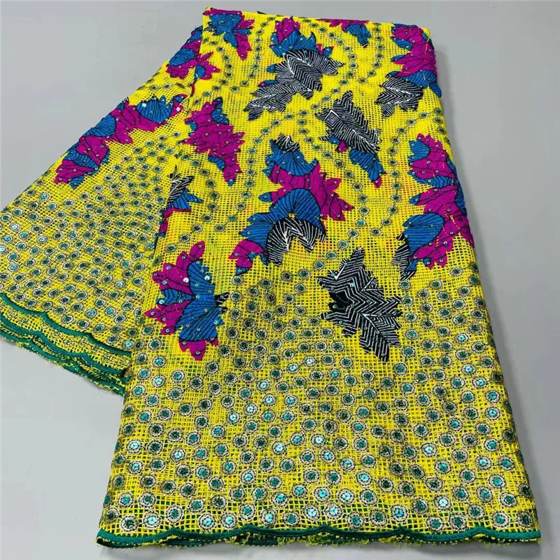 5 ярдов новинка Лидер продаж французское кружево с блестками воск высокое