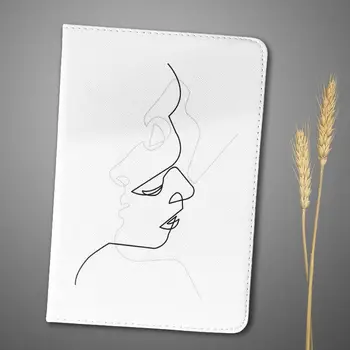 

Cute White Leather And PU Hard Back Case Cover Protective For iPad Air 2 3 Pro 11 12.9 10.5 inch Mini 2 3 4 5