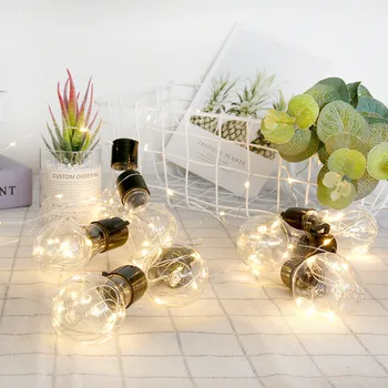 

Fairy String Lights Star Simple Personality 4.3M Battery Copper Wire String lighting For Holiday Room Party Decorative #5