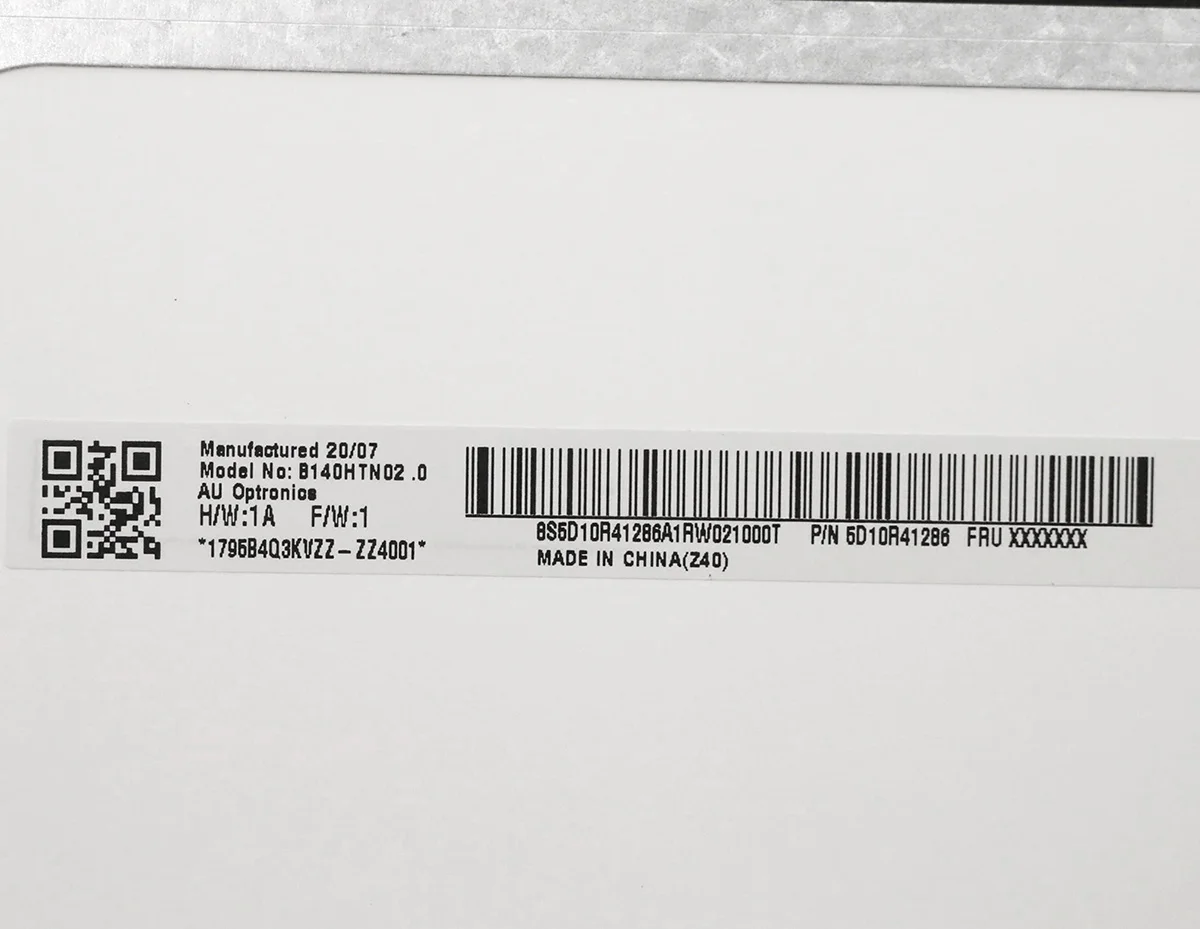 Tela do Laptop B140htn02.0 Fit Nt140fhm-n43 Nt140fhm N44 N32 N45 N140hga-ea1 Fhd 1920x1080 Matrix Display Lcd 30pin Edp 14.0 - Imagem 2