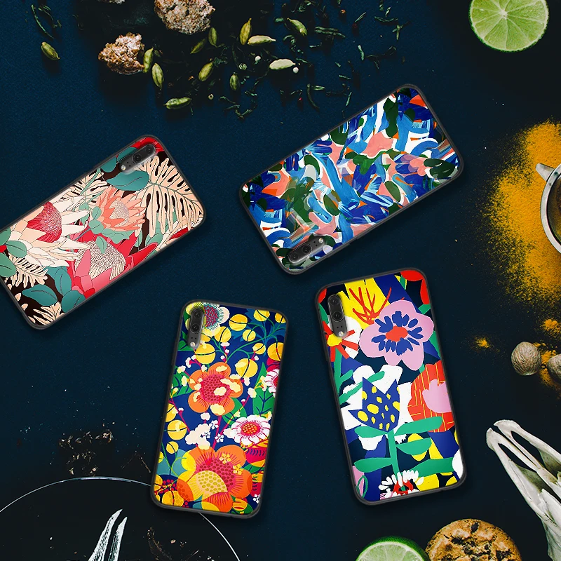 For huawei honor 7C 5.99IN 7X 8X 8C NOTE 10 VIEW 20 7A 9X Pro 8 9 lite phone case Vintage Flower | Мобильные телефоны и