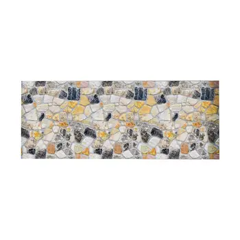 

3D Simulation Stone Brick Wallpaper Wall Stick Decal Landscaping DIY Decoration