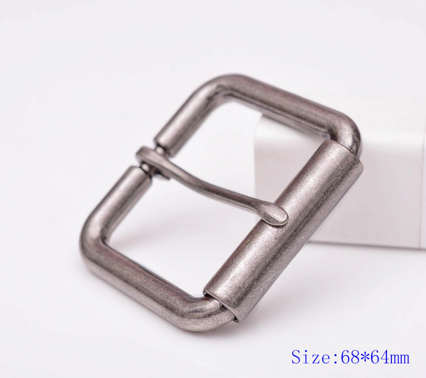 2 "(51mm) Antik Silber Hoch leistungs breite große Herren Roll gürtel Schnalle End Bar Jeans Leder Gürtels chn allen Ersatz – Detail 2