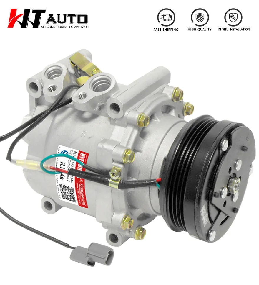 TRS090 компрессор кондиционера для автомобиля Honda Civic 1.6L 1996-2000 CR-V 2.0L 1997-2001 38810-P28-A02 80351S5DA01 38810P76006 CO3057AC 4PK