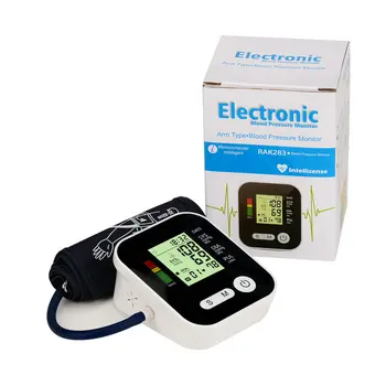 

USB Arm type lithium battery three color backlight intelligent full automatic large screen voice elderly home sphygmomanometer