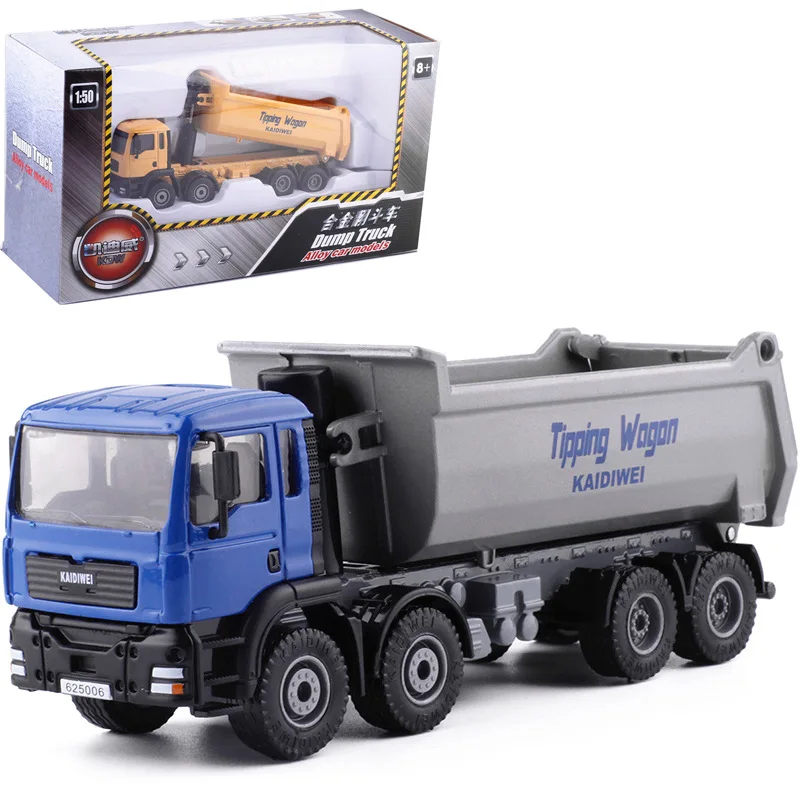 

Cadeve 1: 50 Fully Alloy Dump Truck Engineering Vehicle Alloy Toy 625006 Boxed
