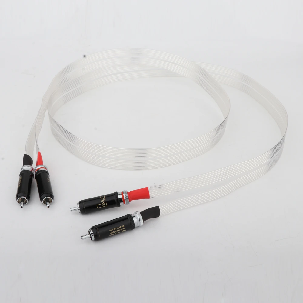 X439 Cavo Di Interconnessione Rca Placcato Argento Nordost Occ Di Un Pezzo Con Spina Rca Placcata Rodio Wbt