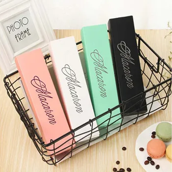

Macaron Packaging Box Beautifully Packaged Wedding Party Cake Storage Biscuit Paper Box Cake Decoration Baking Accessories