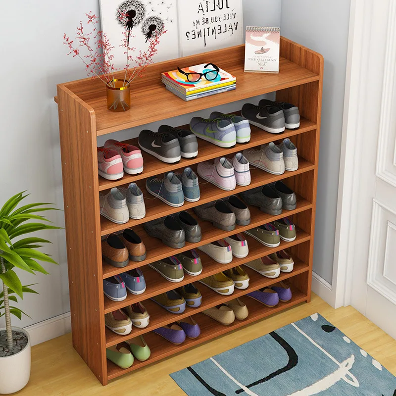 

Shoe Rack Household Doorway Simplicity Multilayer Small Open-Economical Imitation Wood Simple Multi-functional Storage Rack Prov