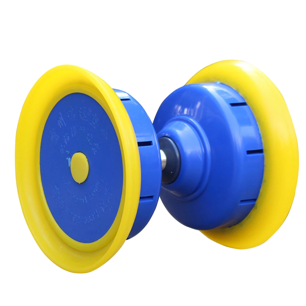 Двойной головкой быстро Начинающий u-образный звук игрушка Diabolo вращающийся струн тянет детский подарок с сумкой прочный громкий мастер центральный вал