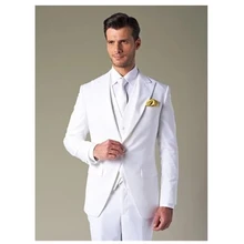 

2022 New Arrival Shawl Collar Men's Suits Custom Made Hot Selling One Button Fashion Trendy Casual Wear Blazer 3 Pieces Skinny