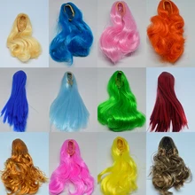 

1/6 Scale Action Figure Doll Accessories Long Curly Hair Wig for 12 inch Female Seamless Body