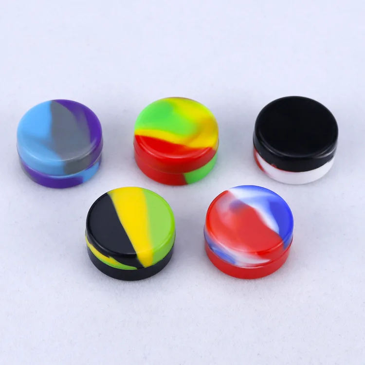 5 шт. Еда Класс силиконовые Jar Dabber воск контейнер 3/косметика парфюмерия диспенсер
