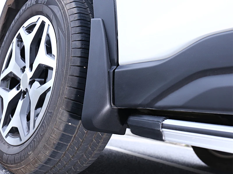 Для Subaru Forester SK передние и задние брызговики грязи щитки, Брызговики черный Пластик 4 шт. стайлинга автомобилей