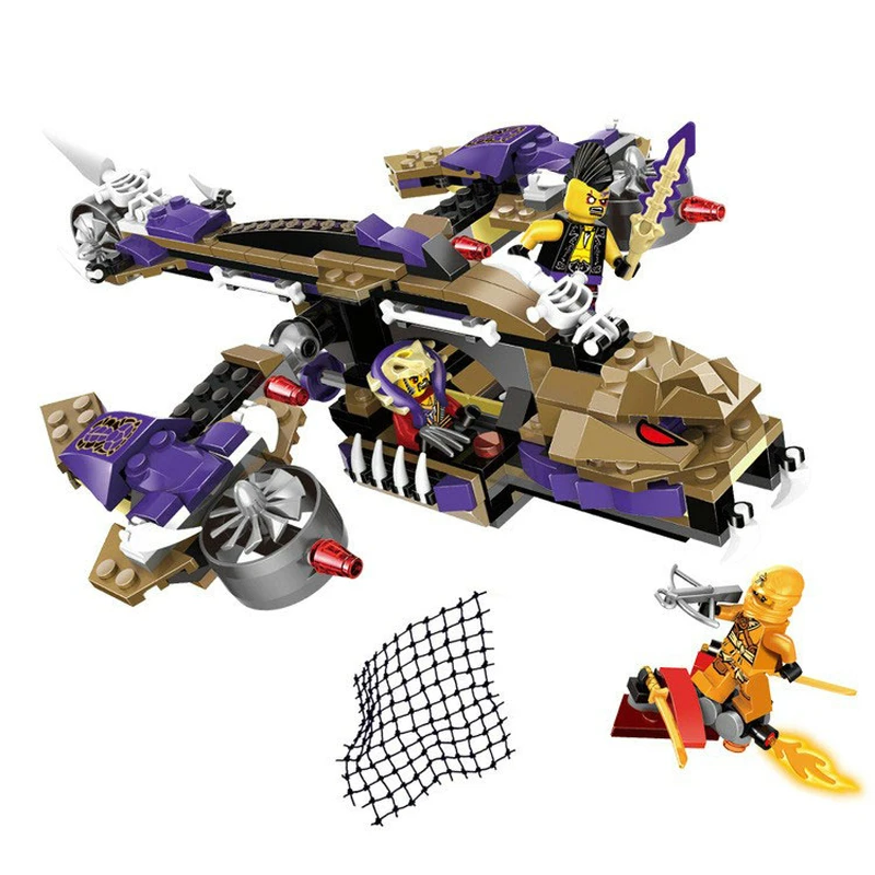 Tanie 10321 Ninjagoed figurki Condrai Copter atak Ninja klocki klocki zabawki modele dla dzieci kompatybilny z 70746