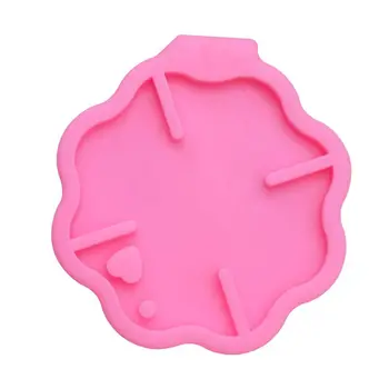 

Fire Sign Shaped Keychain Silicone Resin Mold with Hole DIY Jelly Shots Pudding Cupcake Cake Topper Jewelry Making Tools