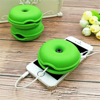 

1pc Cute Cable Winder Organizer Korean Desk Set Earphone Protector USB Cable Line Wire Holder Kawaii Stationary Office Organizer
