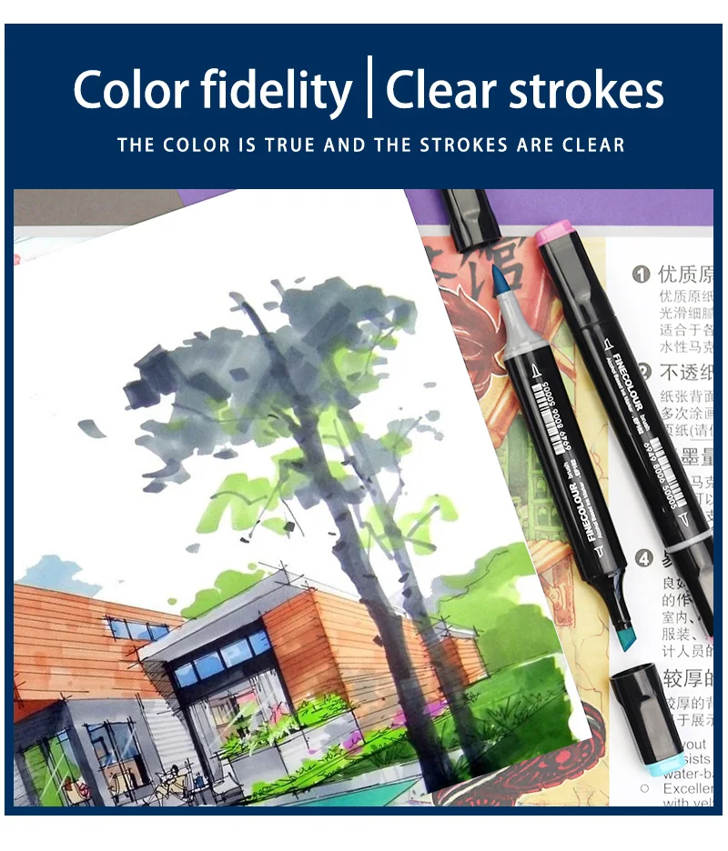 FINECOLOUR 32 K/A3/A4 блок для заметок 16/25 листов Профессиональный/Junior Без проникновения бумажный блокнот для эскизов для рисования книги художественные принадлежности