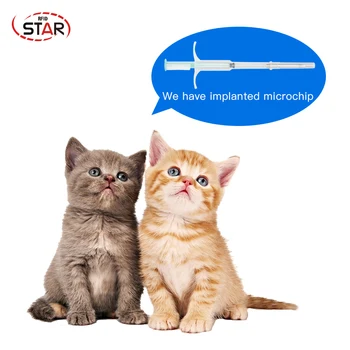 

80pcs 2.12*12 mm NFC Animal Microchip Syringe 13.56MHz ISO14443A Disposable Rfid Pet Syringe, Microchips for Pet Animal