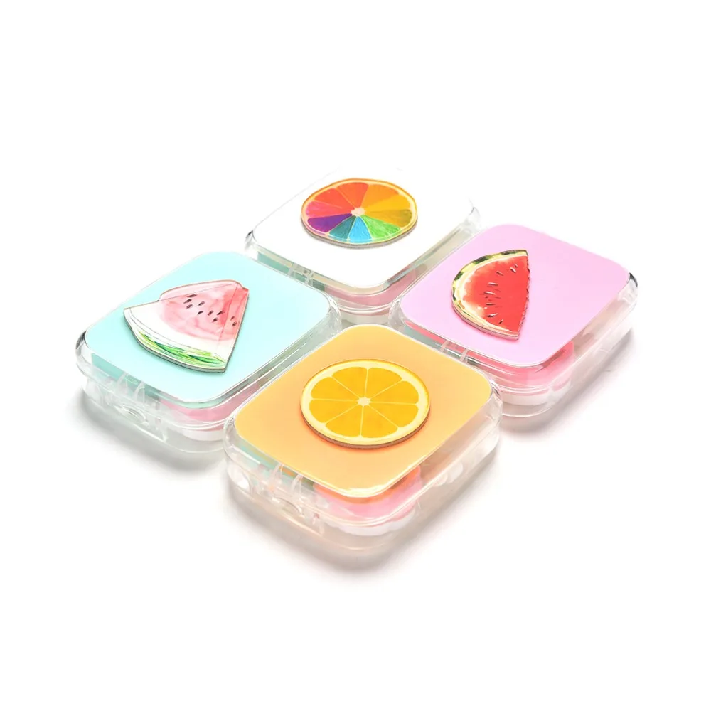 4 вида стилей милый дорожный Карманный держатель для контактных линз контейнер