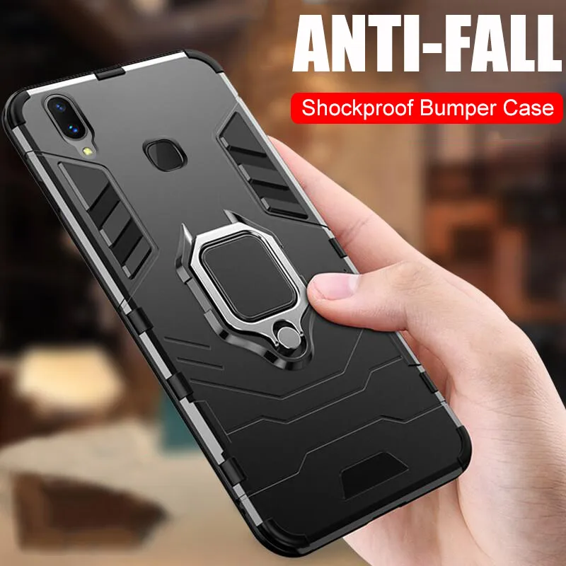 

Luxury Armor Car Holder Magentic Case For Samsung Galaxy A50 A10 A20 A30 A40 A60 A80 A90 M10 M20 M30 A7 2018 Silicone Phone Case