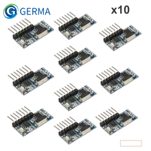 Grema 10 pces 433 mhz rf receptor módulo de código decodificador aprendizagem 433 mhz sem fio 4 ch saída para controles remotos 1527 2262 codificação