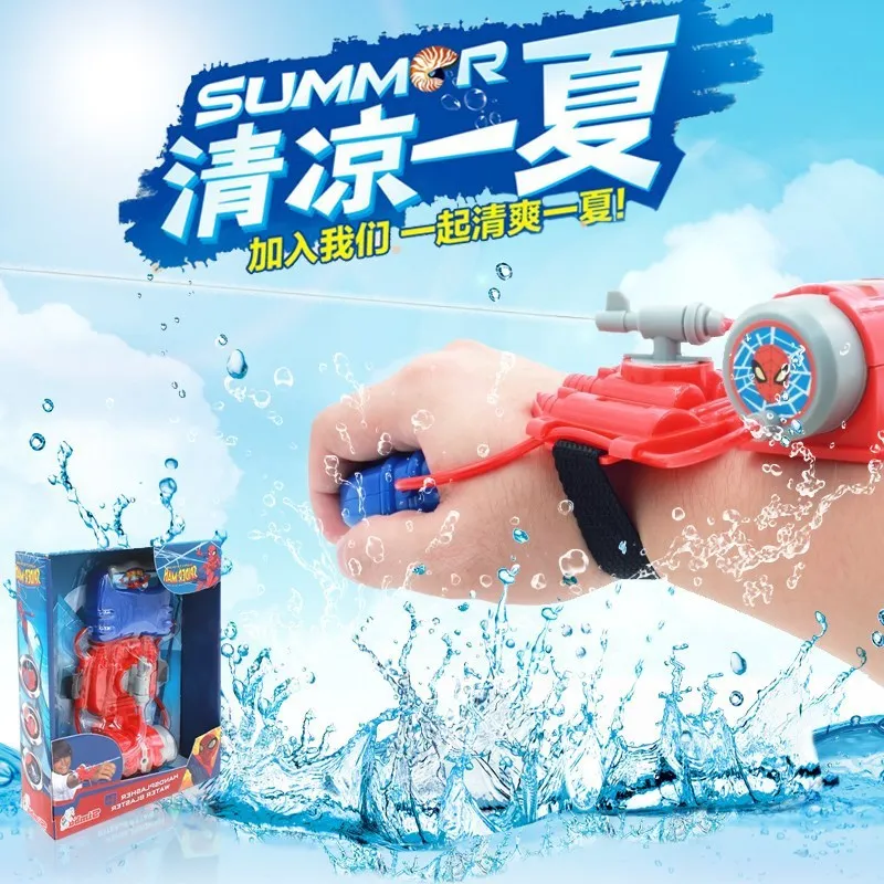 

Safe Creative Spider-Man Water Gun New Style CHILDREN'S Toy Swimming Long Range Interactive Children Summer Day Manual Parent An