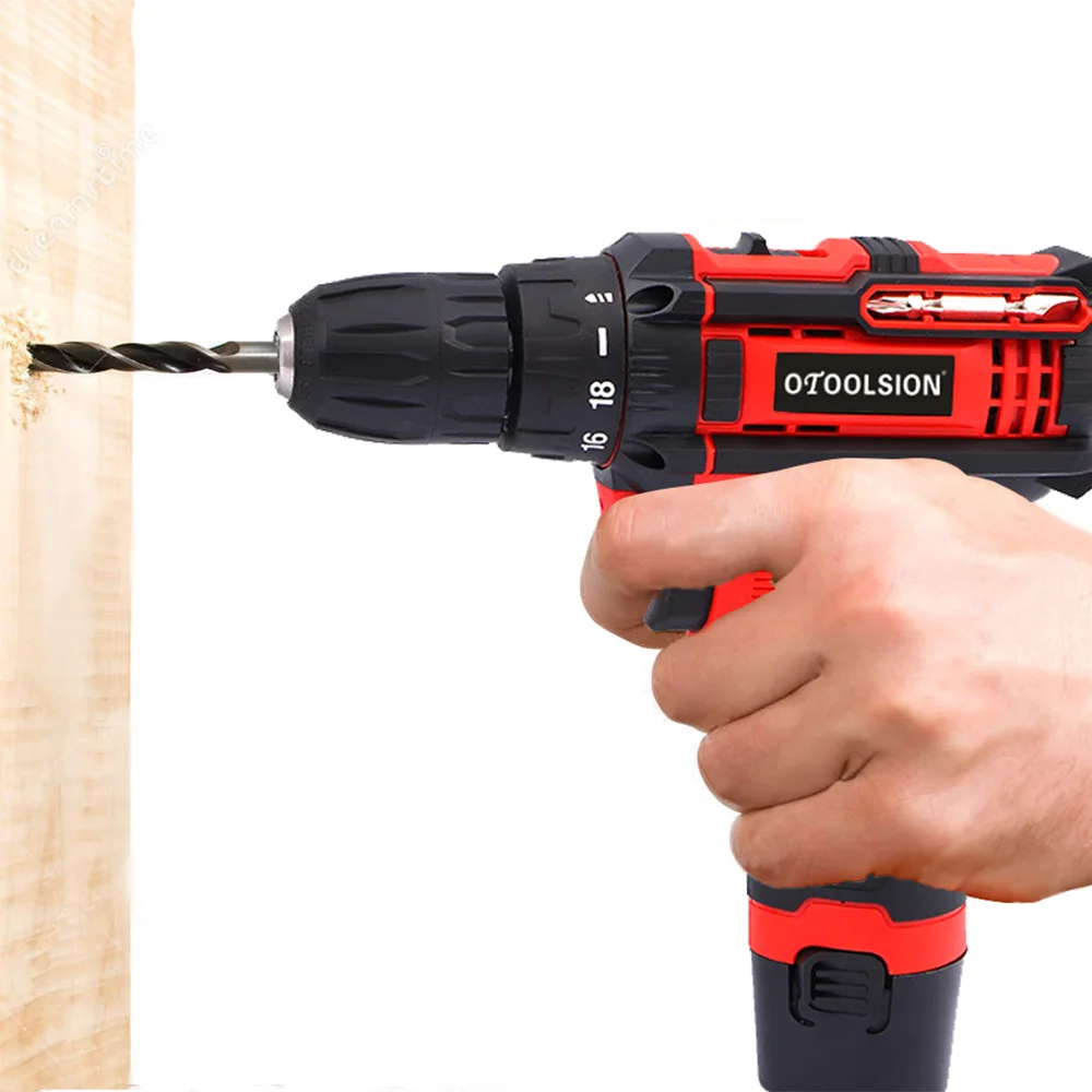 12V Hand Drill Variable Speed Cordless Screwdriver Electric Tools Rechargeable Screwdriver Drill  Wireless For Drilling in Metal (1)