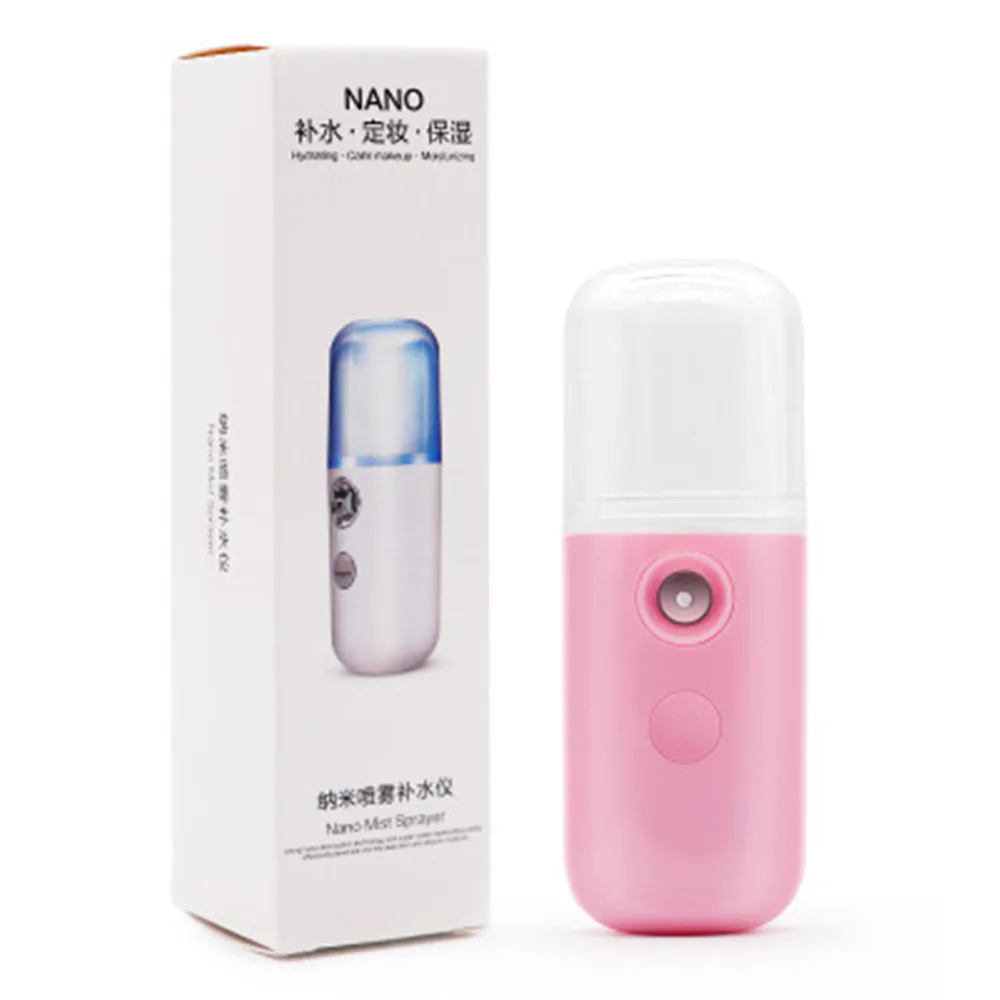 Mini Nano пароход увлажняющий уход за кожей лица тумана нано портативный аппарат для